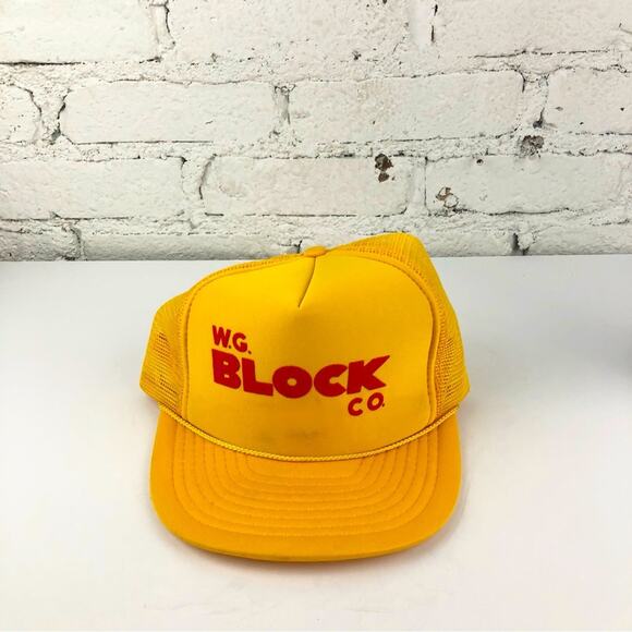 Vintage W.G. Block Co Farmer Snapback Hat - Picture 3 of 8